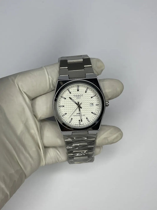 TS 1853 – White Dial | Silver Chain