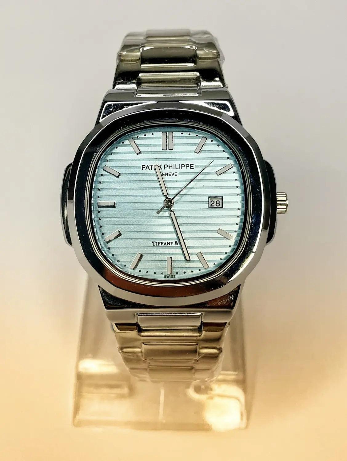 Nautical Design – Tiffany Dial,Silver Chain