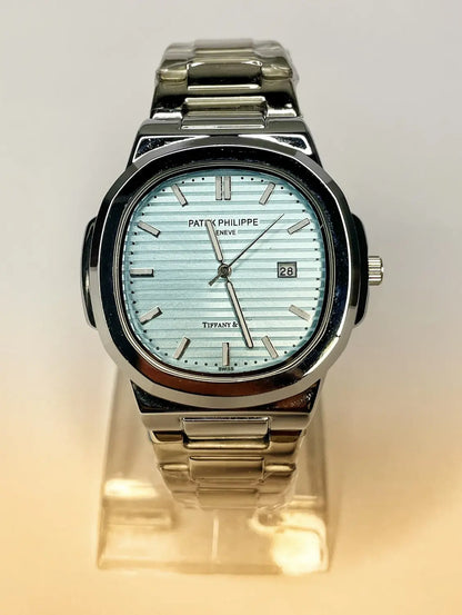 Nautical Design – Tiffany Dial,Silver Chain