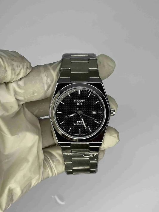 TS 1853 –  Black Dial | Silver Chain